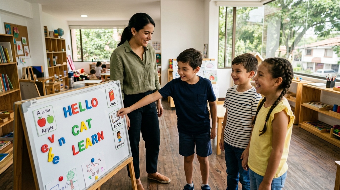 Taller de inglés conversacional para niños de los sábados en FAST ENGLISH Kids Cali